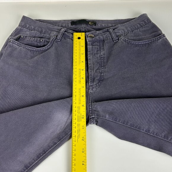 Just Cavalli Jeans Mens 30x30 Button Fly Made in Italy Grey 100% Cotton Patched - Picture 12 of 15